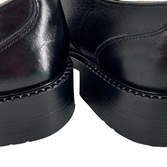 Vintage Aldo Dress Shoes Boys Mens 41 US 8 Black Leather Unisex Non-Binary - Picture 6 of 11